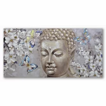 Painting DKD Home Decor 120 x 3 x 60 cm Flowers Oriental... 2