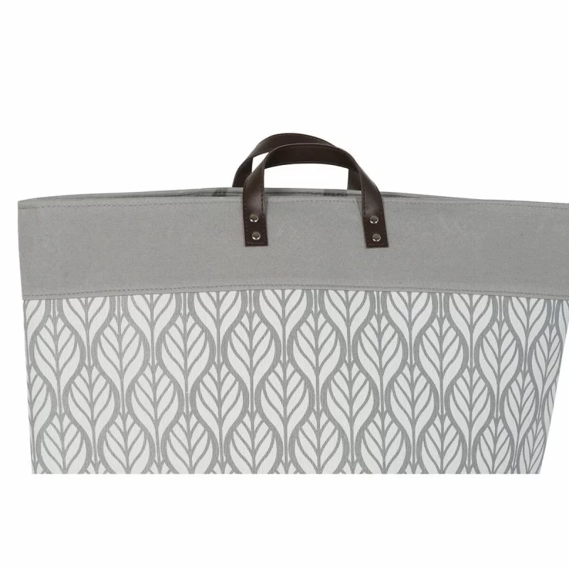 Basket DKD Home Decor 8424001856398 White Grey...