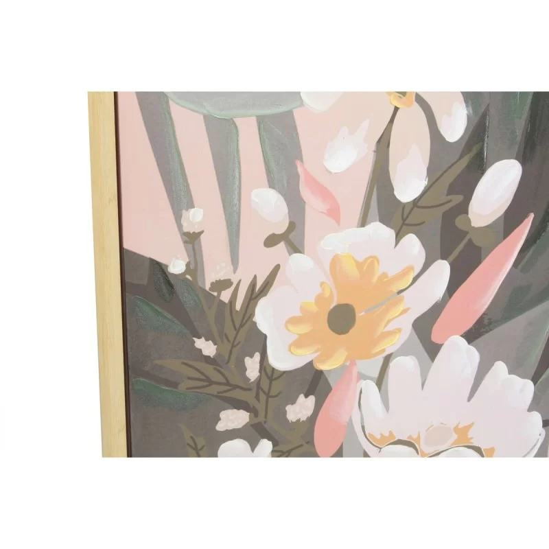 Painting DKD Home Decor 60 x 4 x 80 cm Flowers...