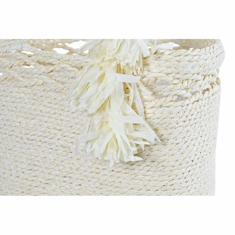Basket DKD Home Decor 36 x 29 x 48 cm Beige...