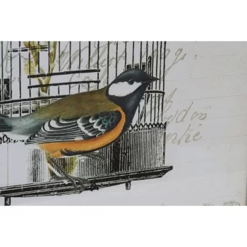 Painting DKD Home Decor 34 x 2 x 44 cm Cage Shabby Chic... 2