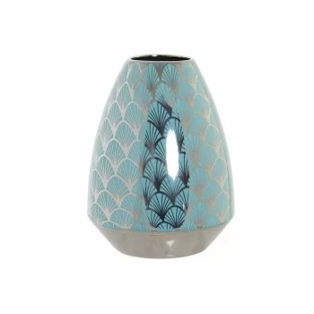 Vase DKD Home Decor Turquoise Porcelain Oriental (18 x 18...
