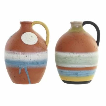 Vase DKD Home Decor Multicolour Terracotta 14,5 x 14 x 20...