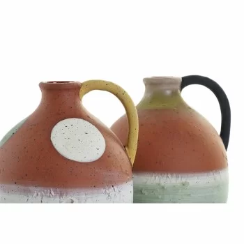 Vase DKD Home Decor Multicolour Terracotta 14,5 x 14 x 20... 2