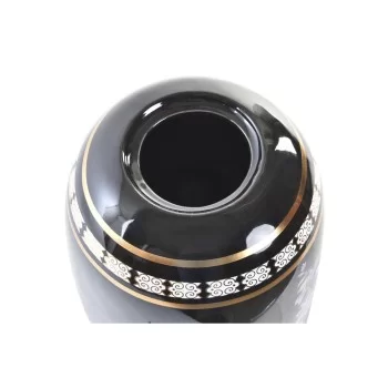 Vase DKD Home Decor Porcelain Black Shabby Chic (16 x 16... 2