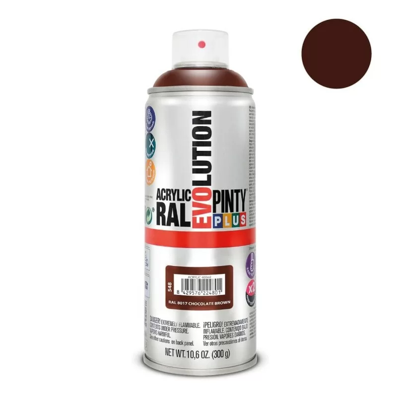Spray paint Pintyplus Evolution RAL 8017 300 ml...