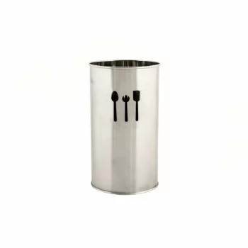 Cutlery Organiser DKD Home Decor Silver Stainless steel...