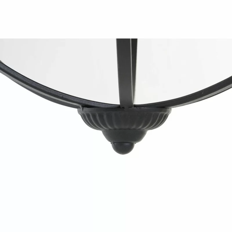 Candleholder DKD Home Decor Black Metal Crystal...