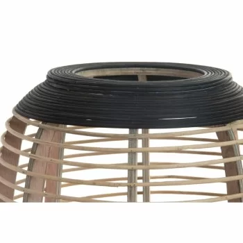 Candleholder DKD Home Decor Crystal Black Metal Brown... 2