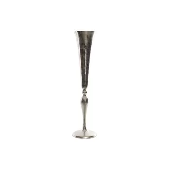 Vase DKD Home Decor Silver Aluminium Modern (22 x 22 x 92...