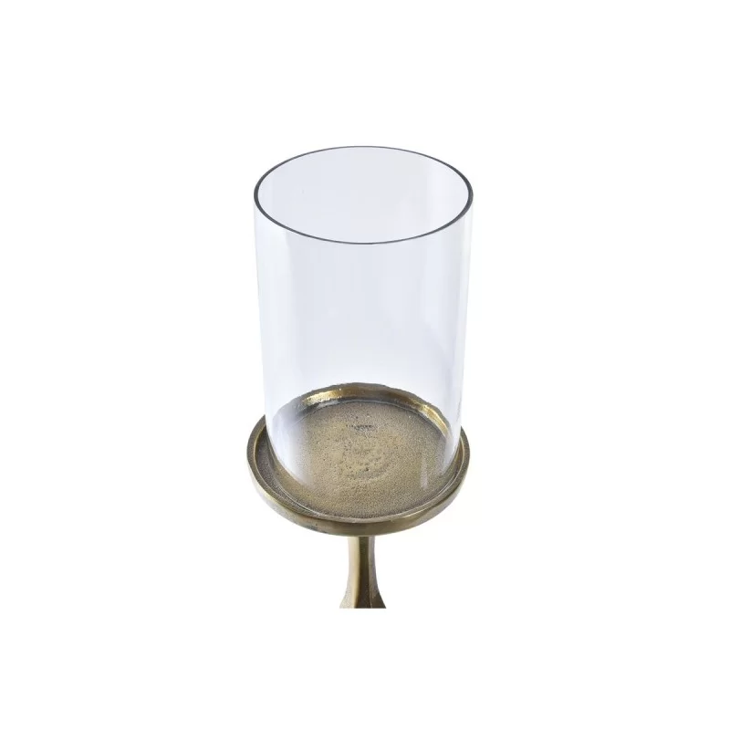 Candle Holder DKD Home Decor Crystal Golden...