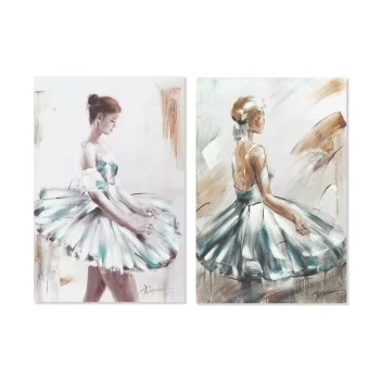 Painting DKD Home Decor 60 x 2,5 x 90 cm Ballet Dancer...