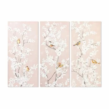 Painting DKD Home Decor 40 x 3 x 90 cm Bird Oriental (3...