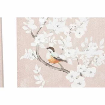 Painting DKD Home Decor 40 x 3 x 90 cm Bird Oriental (3... 2