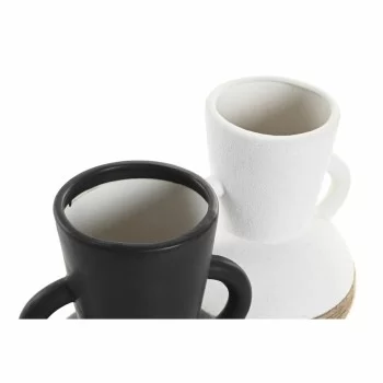 Vase DKD Home Decor 16,5 x 16,5 x 24 cm Ceramic Black... 2