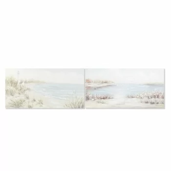 Painting DKD Home Decor 140 x 3,7 x 70 cm Beach...