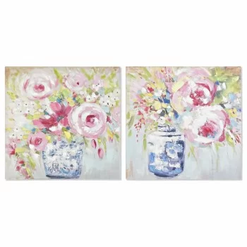 Painting DKD Home Decor 80 x 3 x 80 cm Vase Traditional...