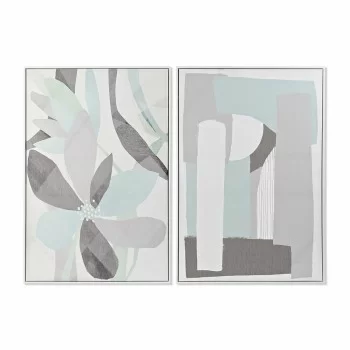 Painting DKD Home Decor 83 x 4,5 x 123 cm Leaf of a plant...