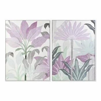 Painting DKD Home Decor 103,5 x 4,5 x 144 cm Tropical (2...