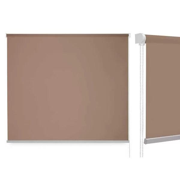 Roller blinds 120 x 180 cm Beige Cloth Plastic (6 Units)