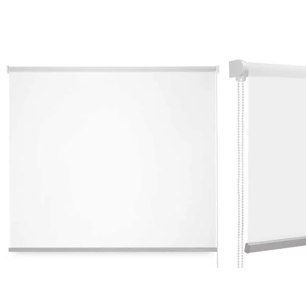 Roller blinds 150 x 180 cm White Cloth Plastic (6 Units)