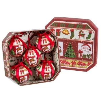 Christmas Baubles Multicolour Paper Polyfoam Father...