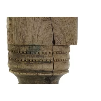 Candleholder Home ESPRIT Natural Wood 8 x 8 x 50 cm (2... 2
