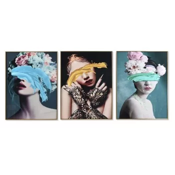 Painting DKD Home Decor Lady 60 x 3 x 80 cm Modern (3...