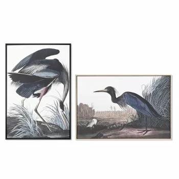 Painting DKD Home Decor 63 x 4 x 93 cm Bird Oriental (2...
