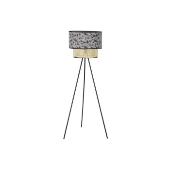 Floor Lamp DKD Home Decor Natural Black Metal Palms...