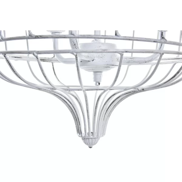 Ceiling Light DKD Home Decor 37 x 37 x 55 cm Metal White 25 W