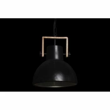 Ceiling Light DKD Home Decor Brown Black Metal Mango wood... 2
