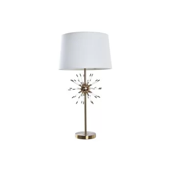 Desk lamp DKD Home Decor Golden Metal White 41 x 41 x 80...