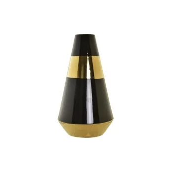Vase DKD Home Decor Porcelain Golden Bicoloured Modern...