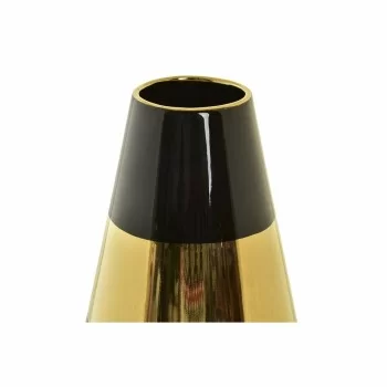 Vase DKD Home Decor Porcelain Golden Bicoloured Modern... 2