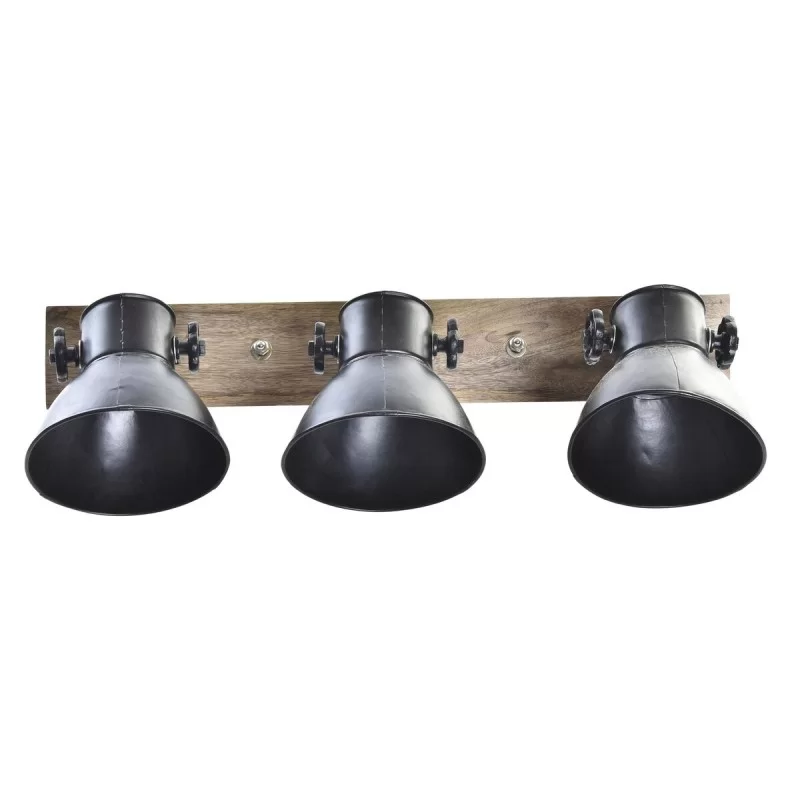 Wall Lamp DKD Home Decor Metal Mango wood 50 W Loft 220 V 64 x 18 x 27 cm