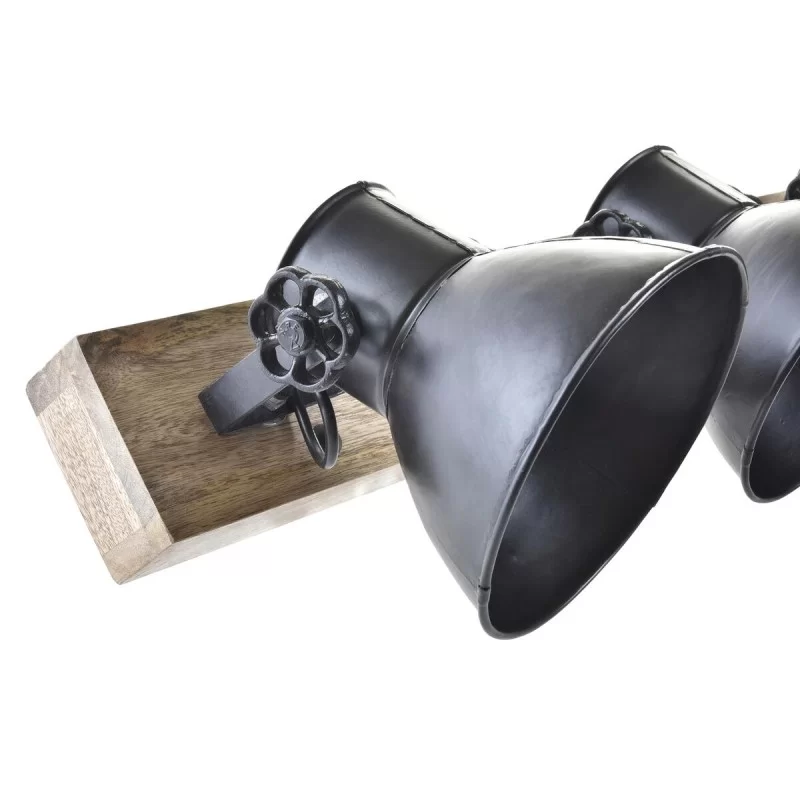 Wall Lamp DKD Home Decor Metal Mango wood 50 W...