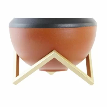Vase DKD Home Decor Metal Multicolour Modern 18 x 18 x 21 cm 2
