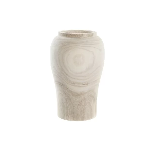 Vase DKD Home Decor Brown Natural 15 x 15 x 24 cm