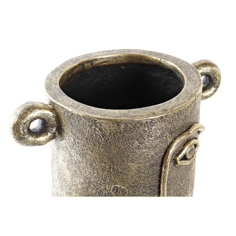 Vase DKD Home Decor Face Golden Modern (29 x...