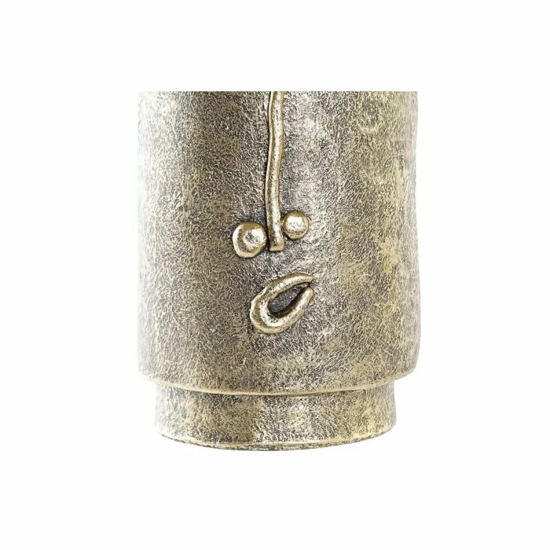 Vase DKD Home Decor Face Golden Modern (29 x...