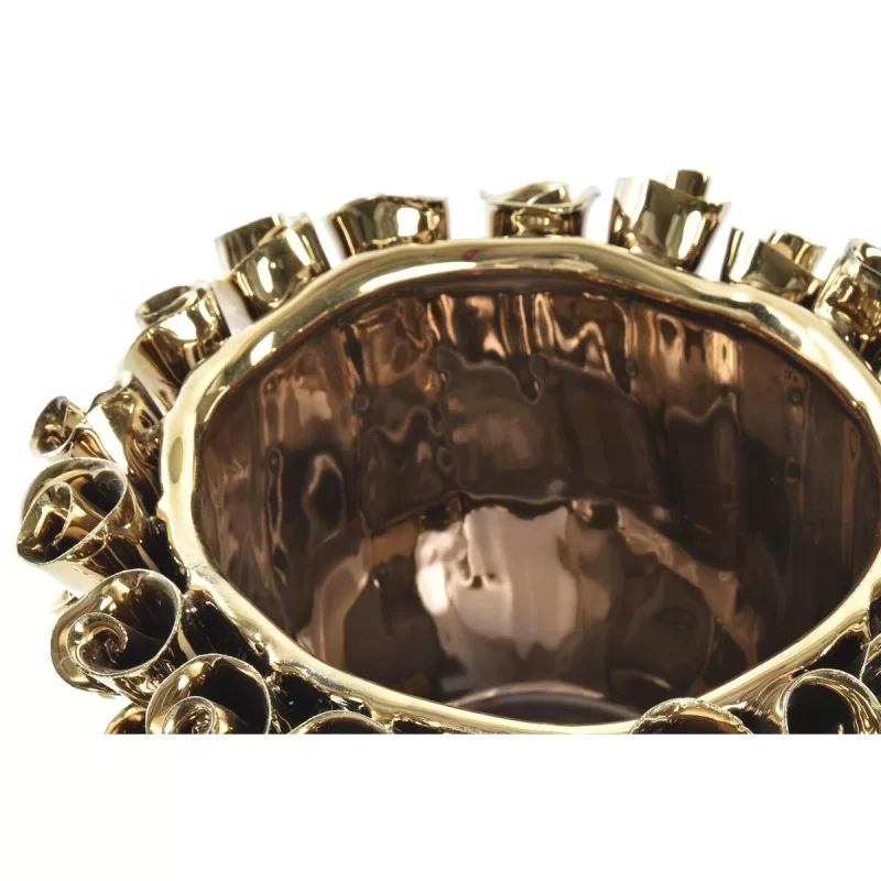 Vase DKD Home Decor Porcelain Golden Modern 20...