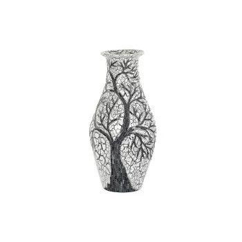 Vase DKD Home Decor Tree White Black White/Black Crystal...