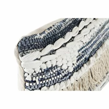 Cushion DKD Home Decor 60 x 15 x 40 cm Stripes Black White 2