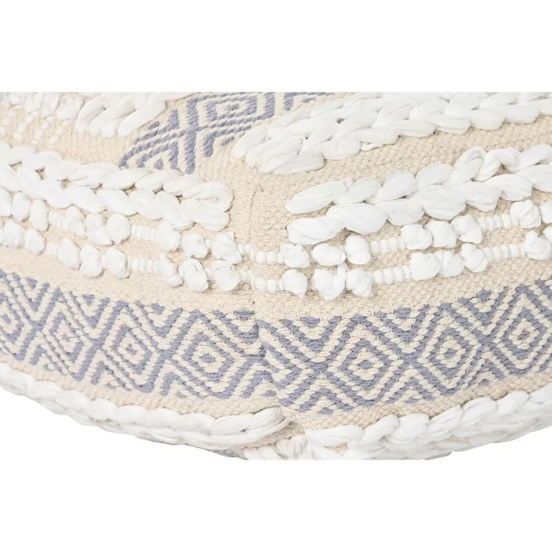 Cushion DKD Home Decor Floor White Grey Squared...