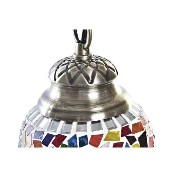 Ceiling Light DKD Home Decor Crystal Metal Multicolour 50 W 13 x 13 x 39 cm (2 Units)