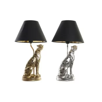 Desk lamp DKD Home Decor Silver Black Golden 26 x 26 x 46...