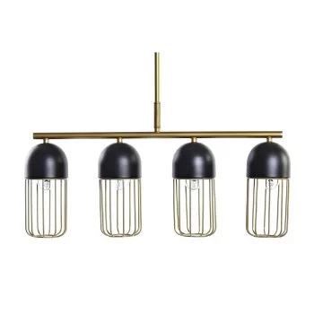 Ceiling Light DKD Home Decor Black Golden 220 V 50 W (60...