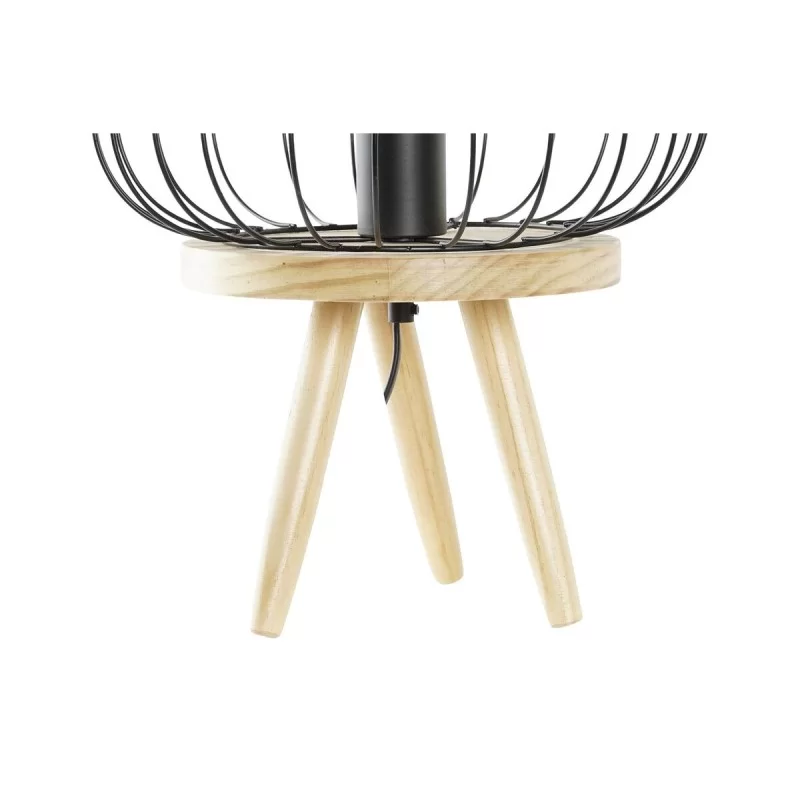 Desk lamp DKD Home Decor Black Brown 220 V 50 W...