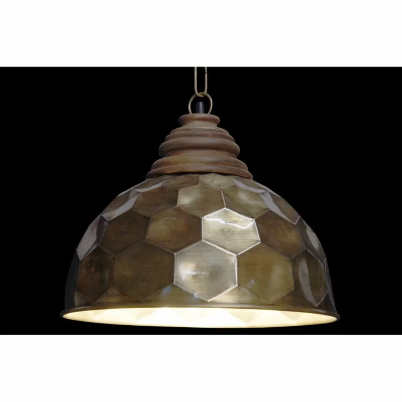 Ceiling Light DKD Home Decor Golden Wood Metal...